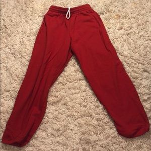 Red Miranda Sings Sweatpants